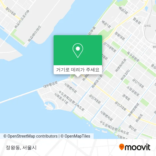 정왕동 지도