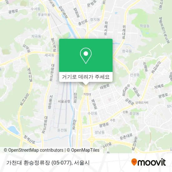 가천대 환승정류장 (05-077) 지도