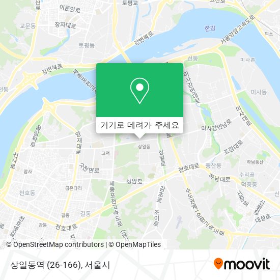 상일동역 (26-166) 지도