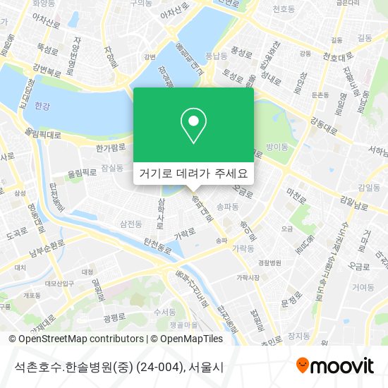 석촌호수.한솔병원(중) (24-004) 지도