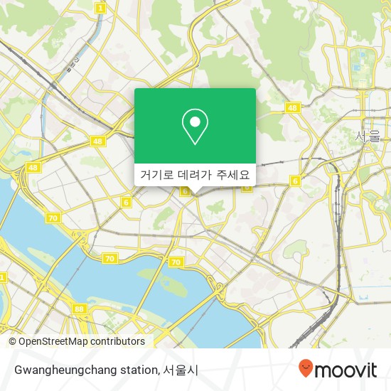 Gwangheungchang station 지도