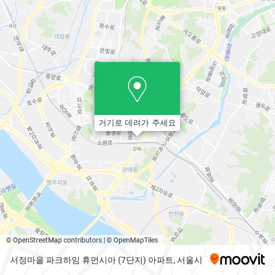 서정마을 파크하임 휴먼시아 (7단지) 아파트 지도