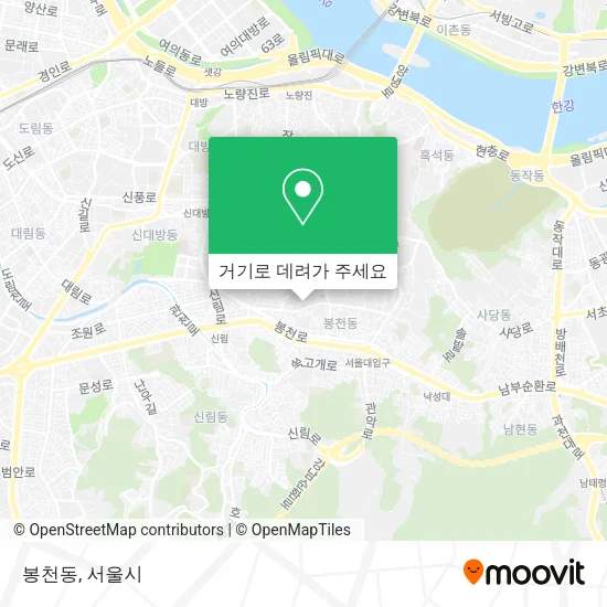 봉천동 지도