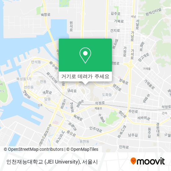 인천재능대학교 (JEI University) 지도