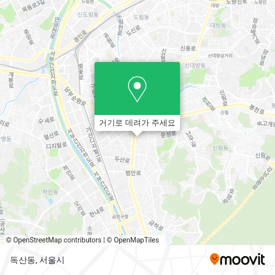 독산동 지도