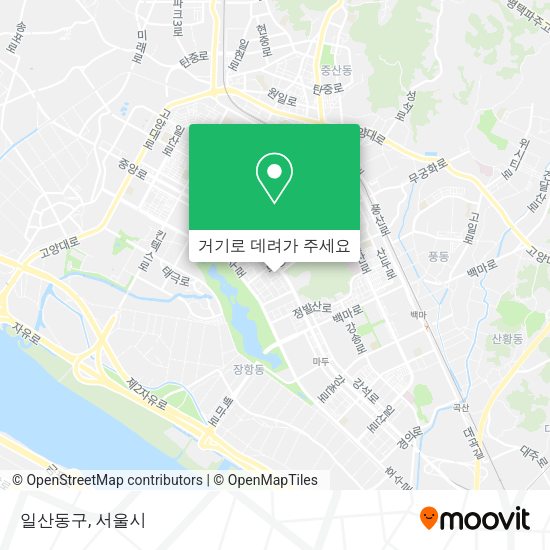 일산동구 지도