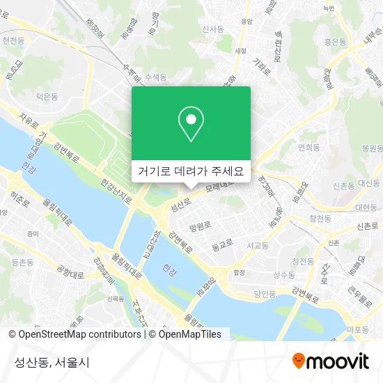 성산동 지도