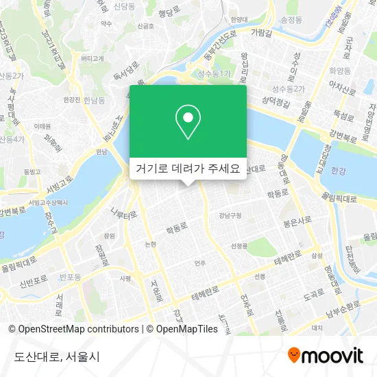 도산대로 지도