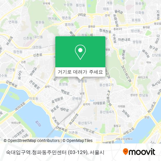 숙대입구역.청파동주민센터 (03-129) 지도