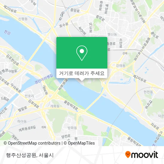 행주산성공원 지도