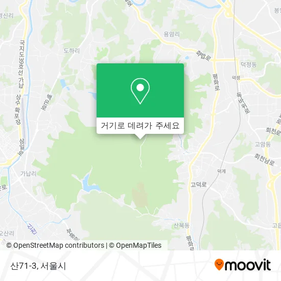 산71-3 지도
