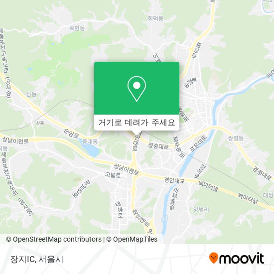 장지IC 지도