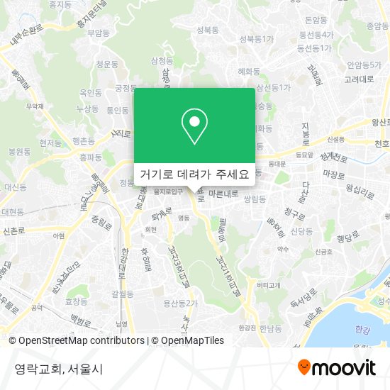 영락교회 지도