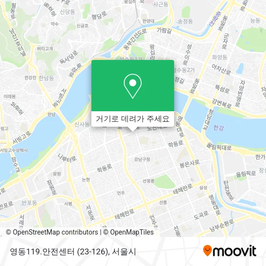 영동119.안전센터 (23-126) 지도