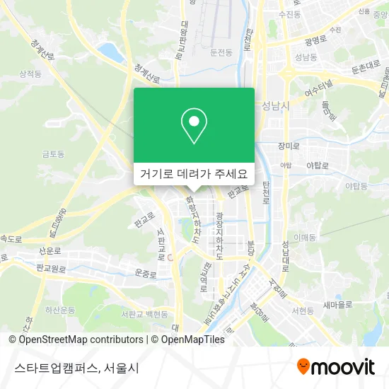 스타트업캠퍼스 지도