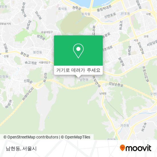 남현동 지도