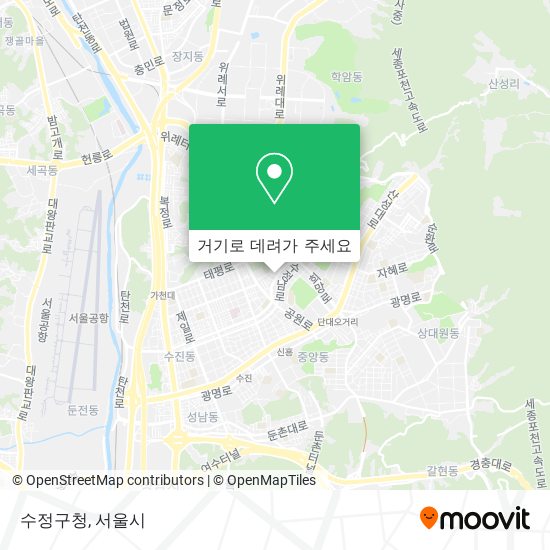 수정구청 지도