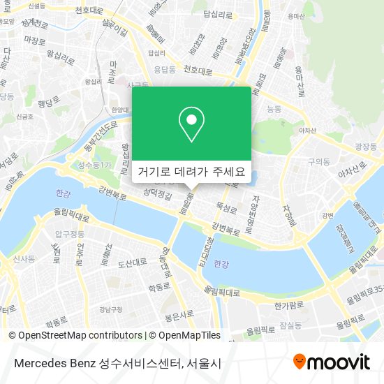 Mercedes Benz 성수서비스센터 지도