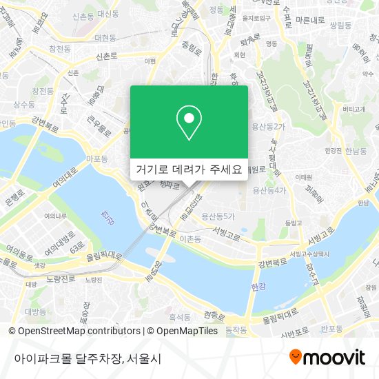 아이파크몰 달주차장 지도