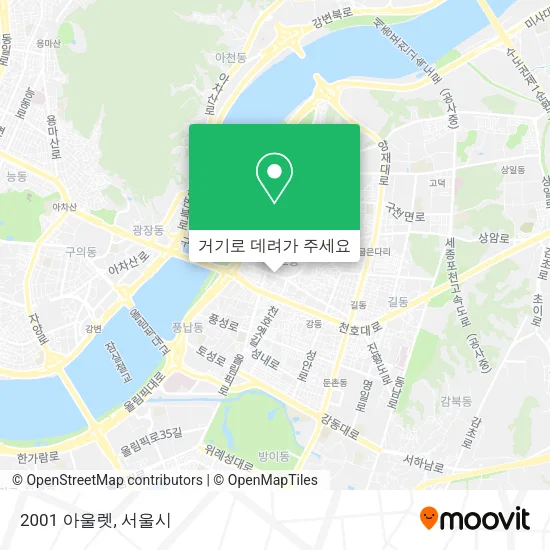 2001 아울렛 지도