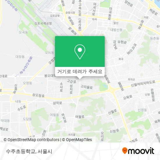 수주초등학교 지도
