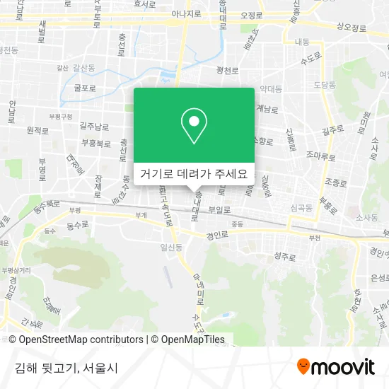 김해 뒷고기 지도