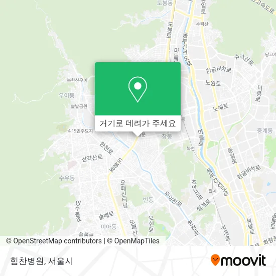 힘찬병원 지도