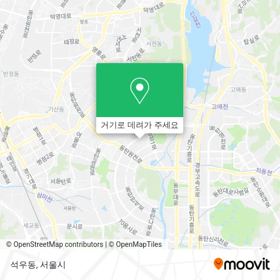 석우동 지도