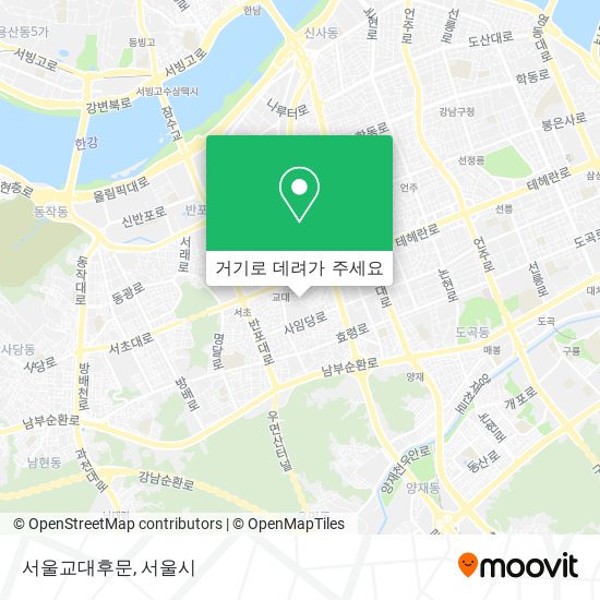 서울교대후문 지도