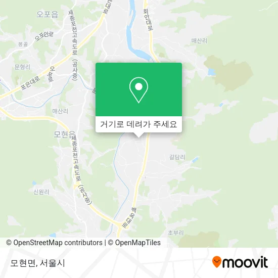 모현면 지도