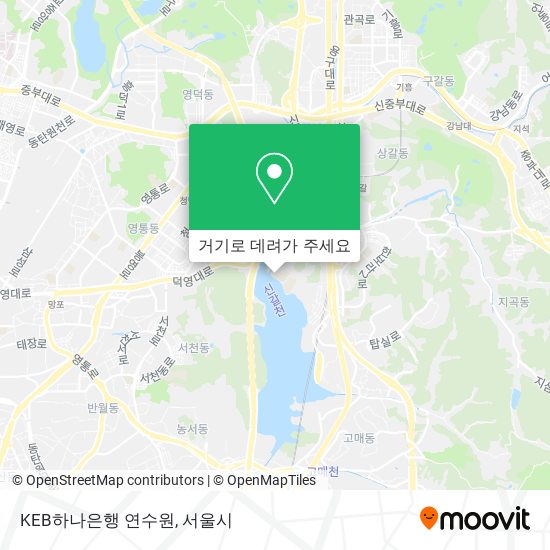 KEB하나은행 연수원 지도
