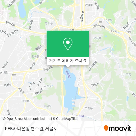 KEB하나은행 연수원 지도