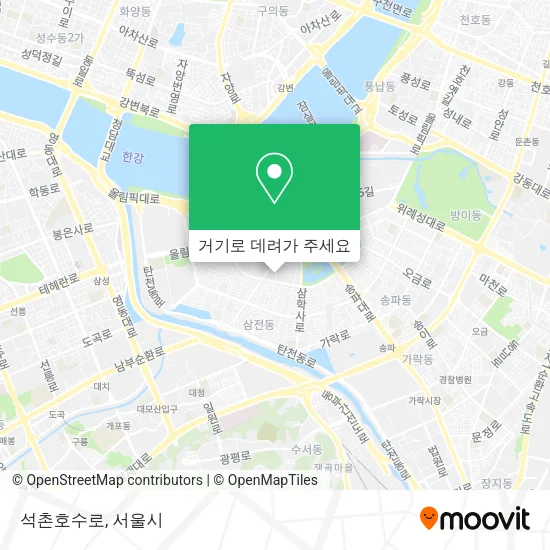 석촌호수로 지도