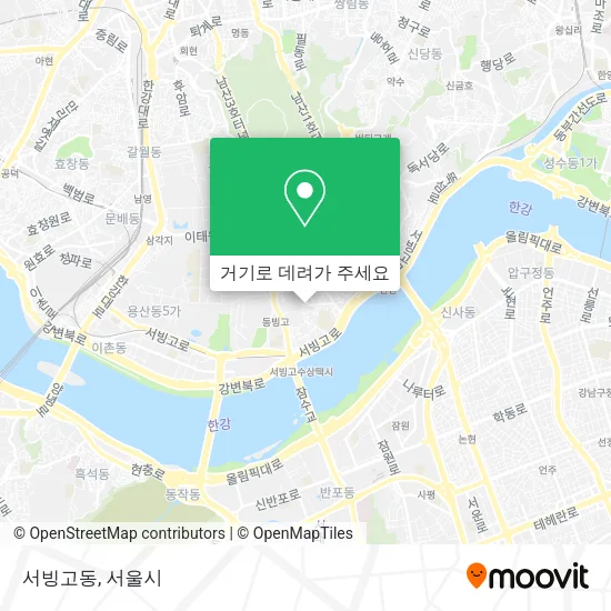 서빙고동 지도