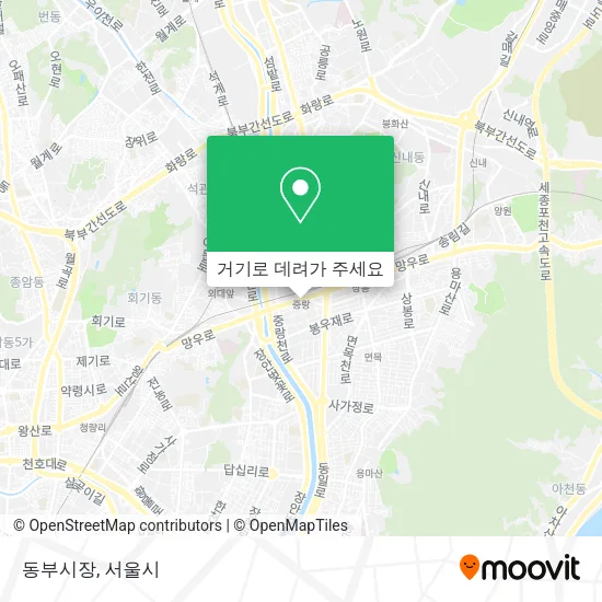 동부시장 지도