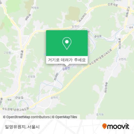 일영유원지 지도