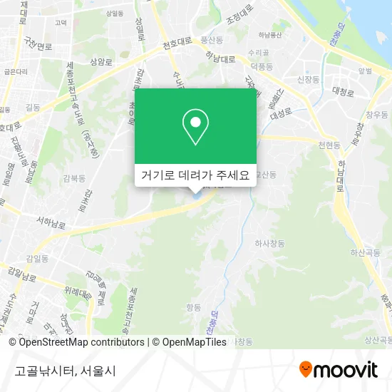 고골낚시터 지도