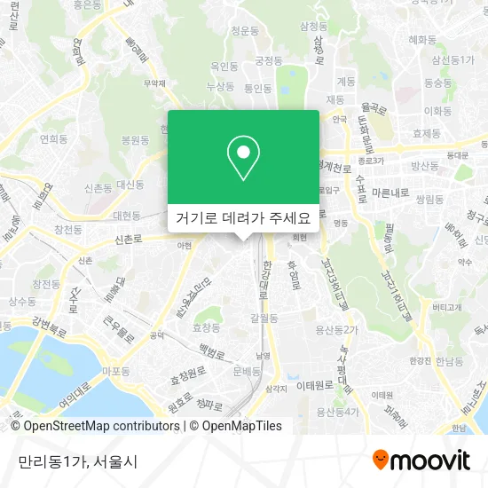 만리동1가 지도
