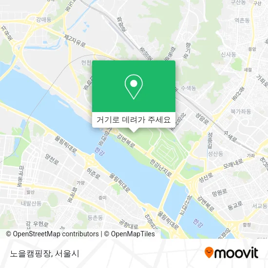 노을캠핑장 지도