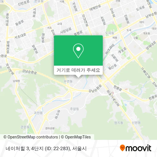 네이처힐 3, 4단지 (ID: 22-283) 지도