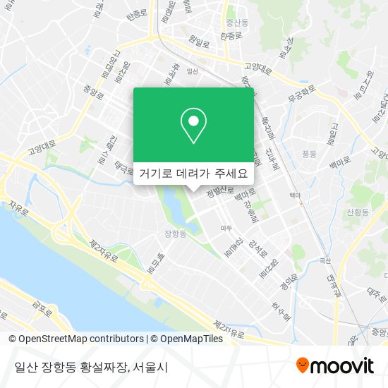 일산 장항동 황설짜장 지도