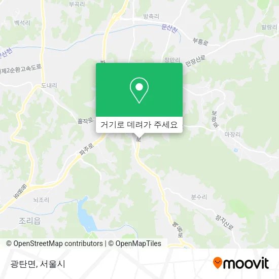 광탄면 지도