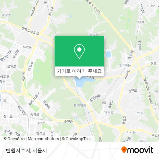 반월저수지 지도
