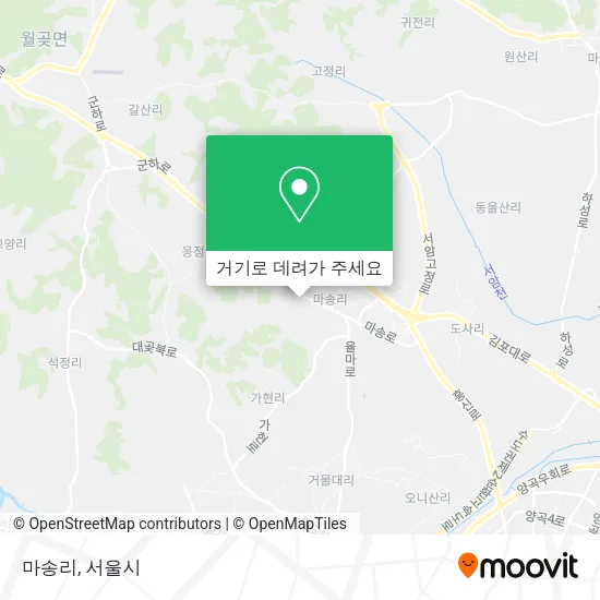 마송리 지도