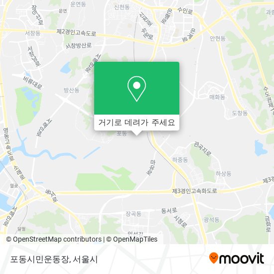 포동시민운동장 지도