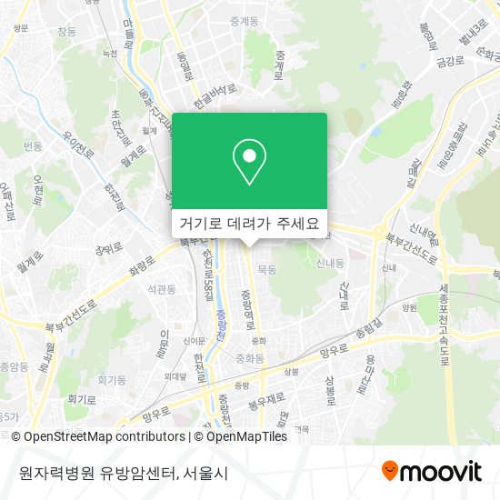 원자력병원 유방암센터 지도