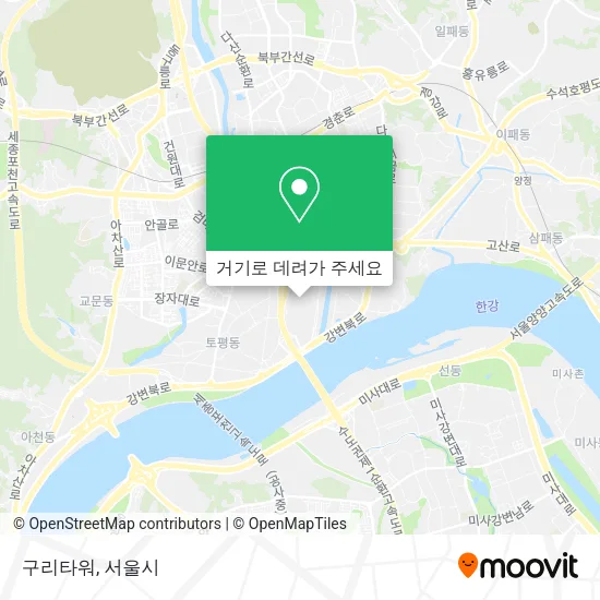 구리타워 지도