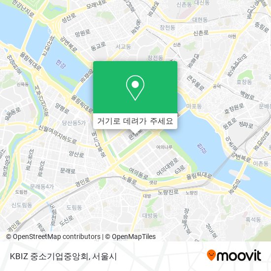 KBIZ 중소기업중앙회 지도