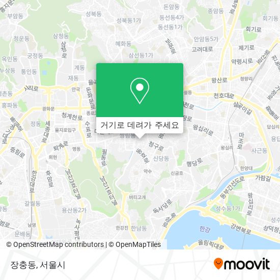 장충동 지도