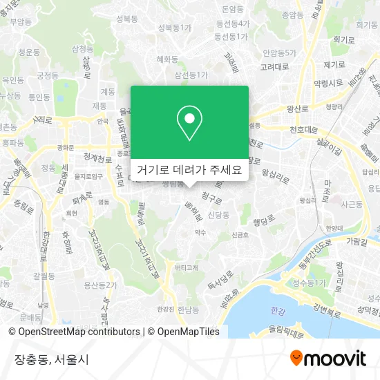 장충동 지도